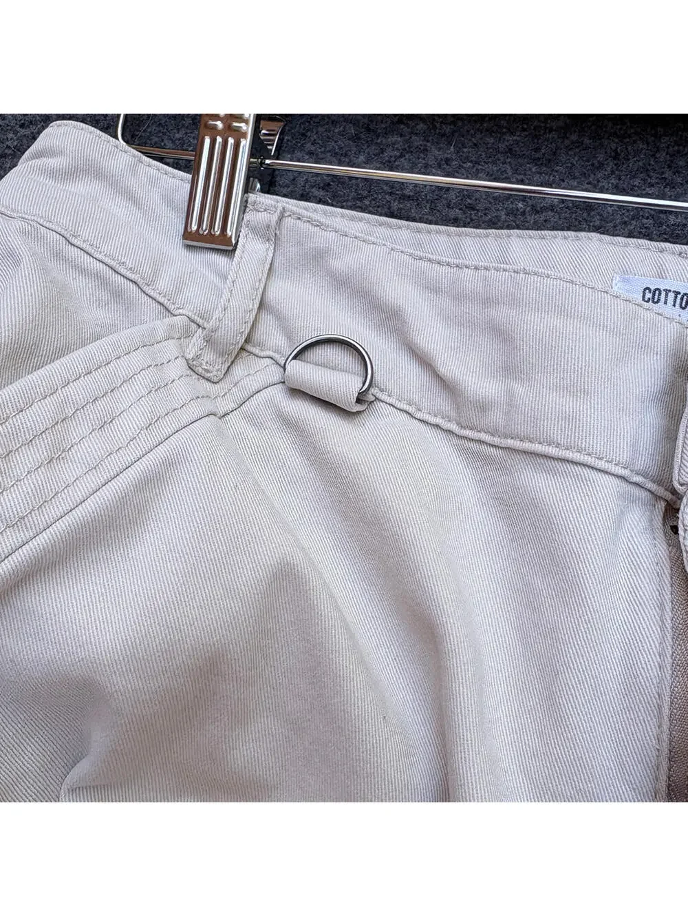 Cotton On Light Beige Cargo Pants with Multiple Pockets - Picture 4 of 6